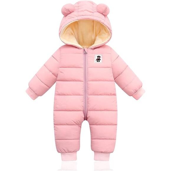 Baby Clothes Cute Infant Toddler Snowsuit Warm Newborn Boy Girl - Picture 1 of 12